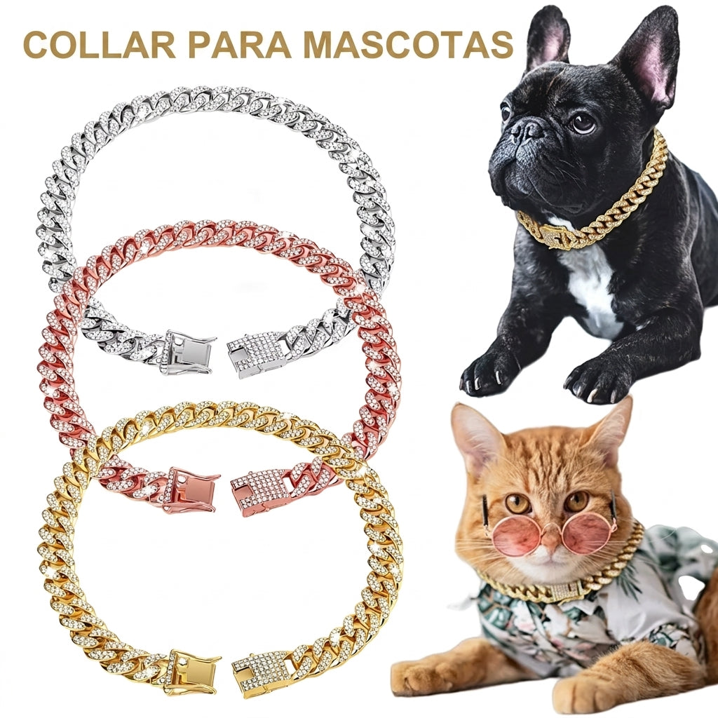 Collar Cubano de Lujo para Mascotas