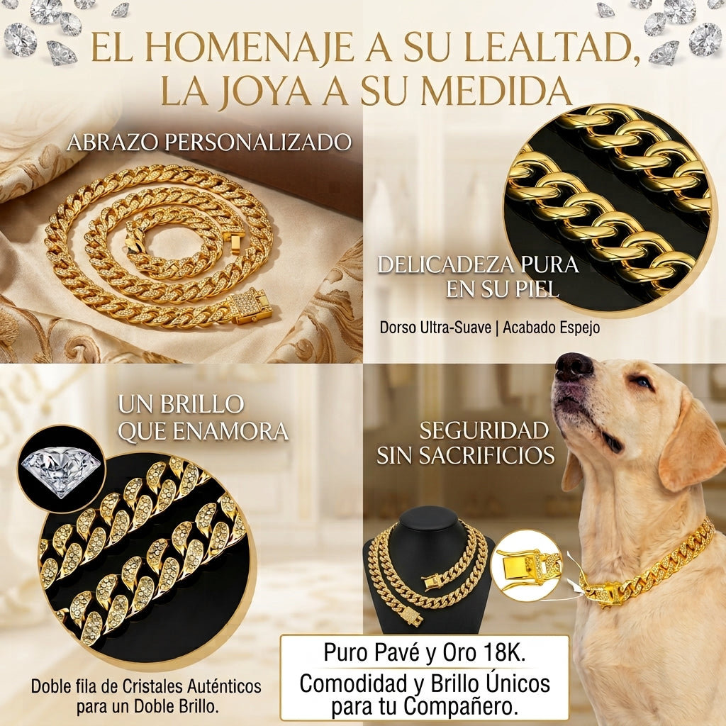 Collar Cubano de Lujo para Mascotas