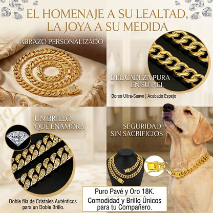 Collar Cubano de Lujo para Mascotas