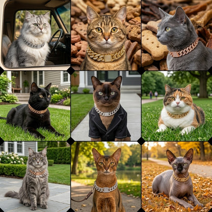 Collar Cubano de Lujo para Mascotas