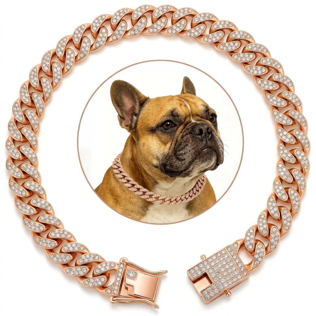 Collar Cubano de Lujo para Mascotas